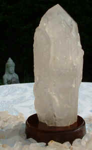 a large cathedral crystal